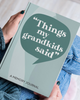 Things my grandkids said guided journal by Timeside sold by Le monkey House