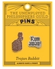 Trojan Rabbit, Monty Python funny enamel pin set by Unemployed Philosophers Guild, sold by Le Monkey House