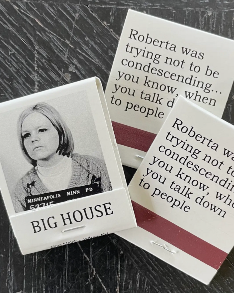 Trying Not to be condescending - Mugshot/Big House matchbook by 3 Sisters Designs sold by Le Monkey House