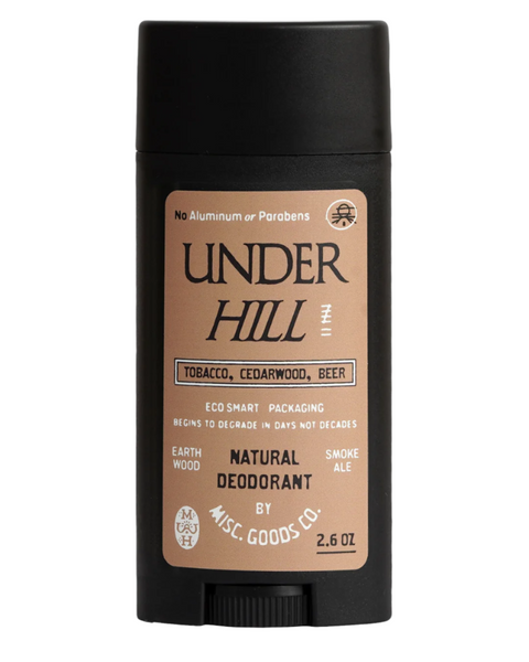 under hill natural deodorant by Misc. Goods Co. Sold by Le Monkey House