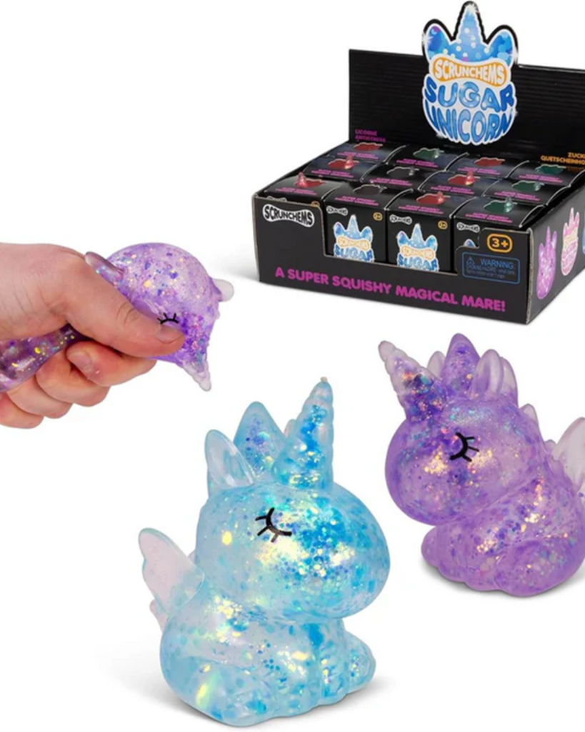 Cute unicorn sugar squishies by Scrunchems, sold by Le Monkey House