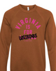 Virginia is for weirdos crew neck sweatshirt, bella and canvas, printed designed and sold by Le Monkey House