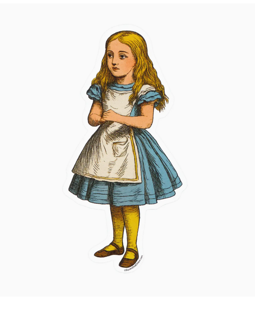 Vintage alice sticker from Square Deal Recordings sold by Le Monkey House