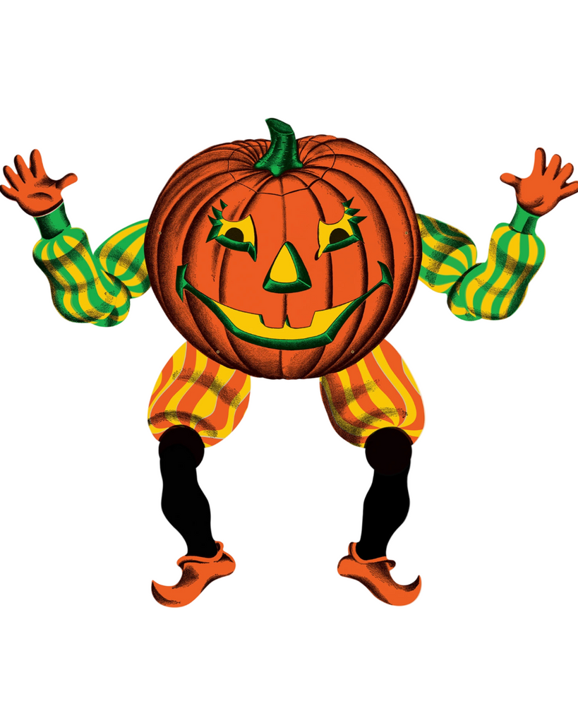 Vintage Halloween jointed goblin decoration by Beistle sold by Le Monkey House