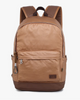 Waxed canvas urban backpack by TSD Brand sold by Le Monkey House - Khkai tan