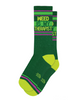 Weed Is My Therapist Retro Gym Socks by Gumball Poodle sold by Le Monkey House