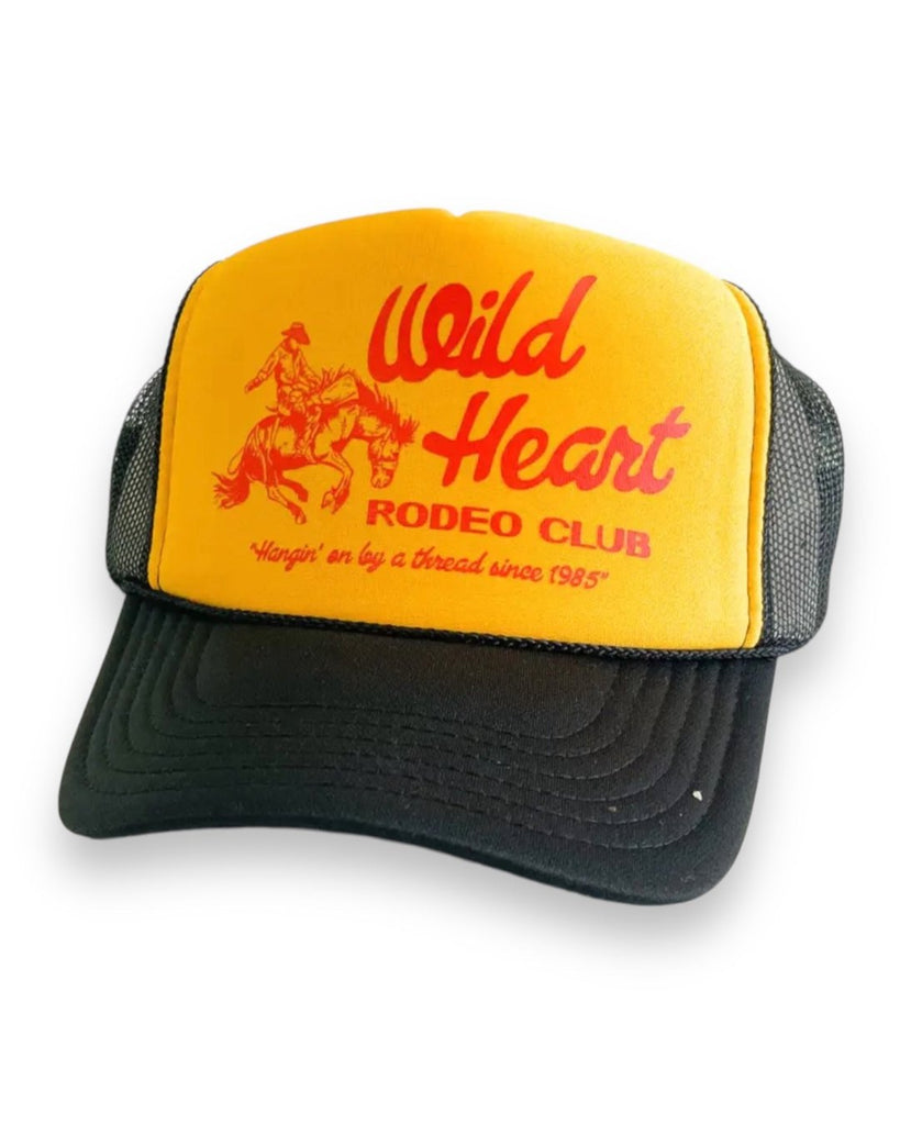 Wild Heart Rodeo Club Trucker Hat by N.B. Goods Sold by Le Monkey House