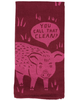You call that clean? Woven dish towel by Blue Q, sold by Le Monkey House