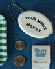 Your Mom's Money Vintage Rubber Coin Purse Pouch by Three Potato Four Sold by Le Monkey House