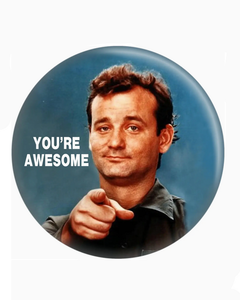 Bill Murray Thumbs Up, You're Awesome Refrigerator Magnet by Square Deal Recordings sold by Le Monkey House