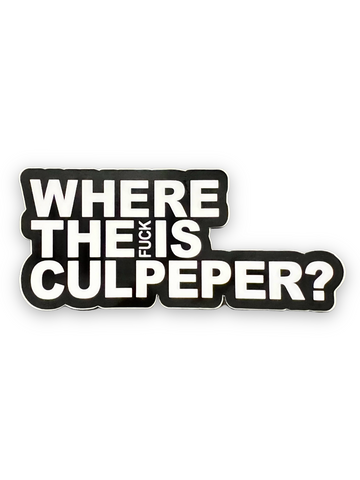 WTF Culpeper Sticker