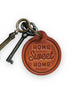 Home Sweet Home Genuine Handmade Leather keychain by Sugarhouse Leather Sold by Le Monkey House