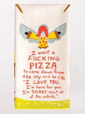 F'ing Pizza Dish Towel