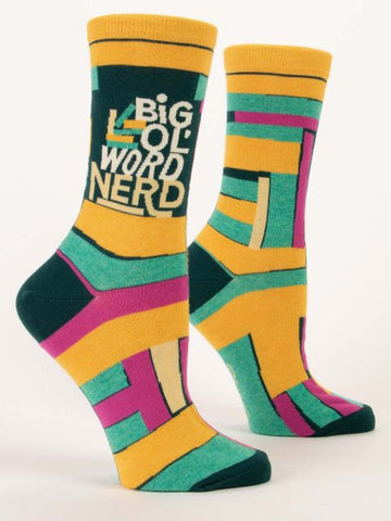 Women's Socks: Big Ol' Word Nerd
