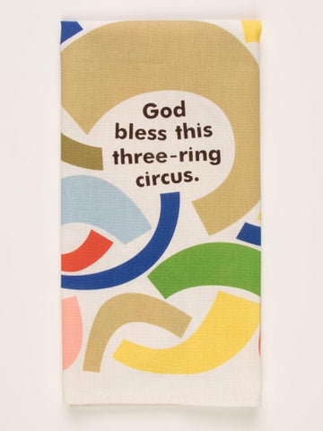 Dish Towel: Three-Ring Circus