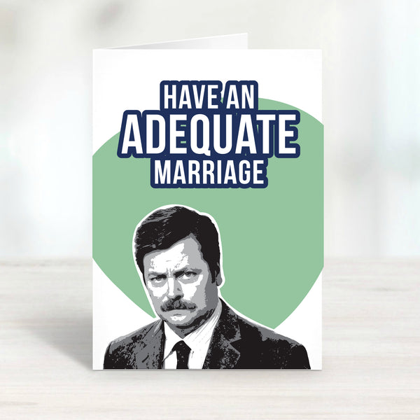 Adequate Marriage Card