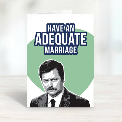 Adequate Marriage Card