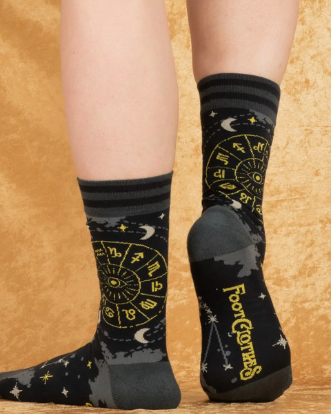 Astrology socks by Footclothes, Colorado Sold by Le Monkey House