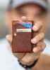 Big Spender Slim Leather Wallet by Espacio Handmade Austin Texas Sold by Le Monkey House