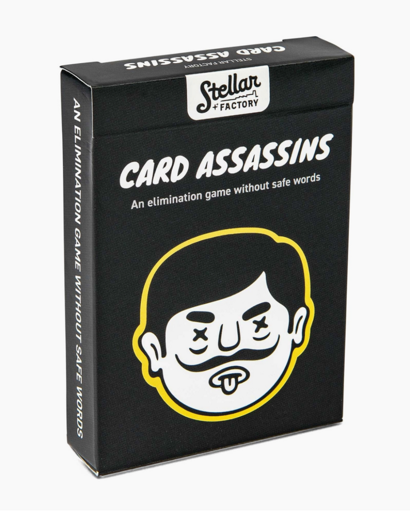 Card Assassins by Stellar Factory An Elimination game without safe words Le Monkey House Party Games