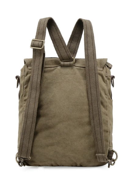 Coastal Leather and Canvas Mail Bag by TSD Brand, Messanger Shoulder bag or back pack Sold at Le Monkey House