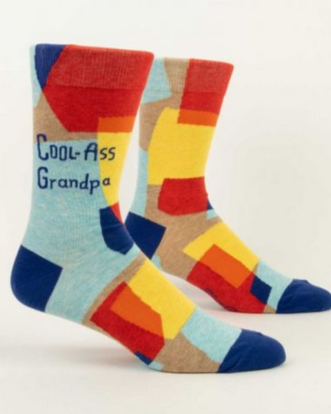 Cool ass grandpa crew socks by Blue Q Sold by Le Monkey House 