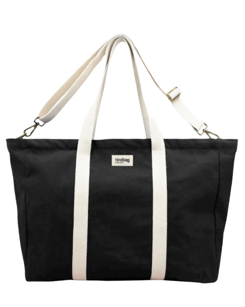 Jean Weekender Heavy Canvas Tote Bag by Hindbag France, Sold by Le Monkey House