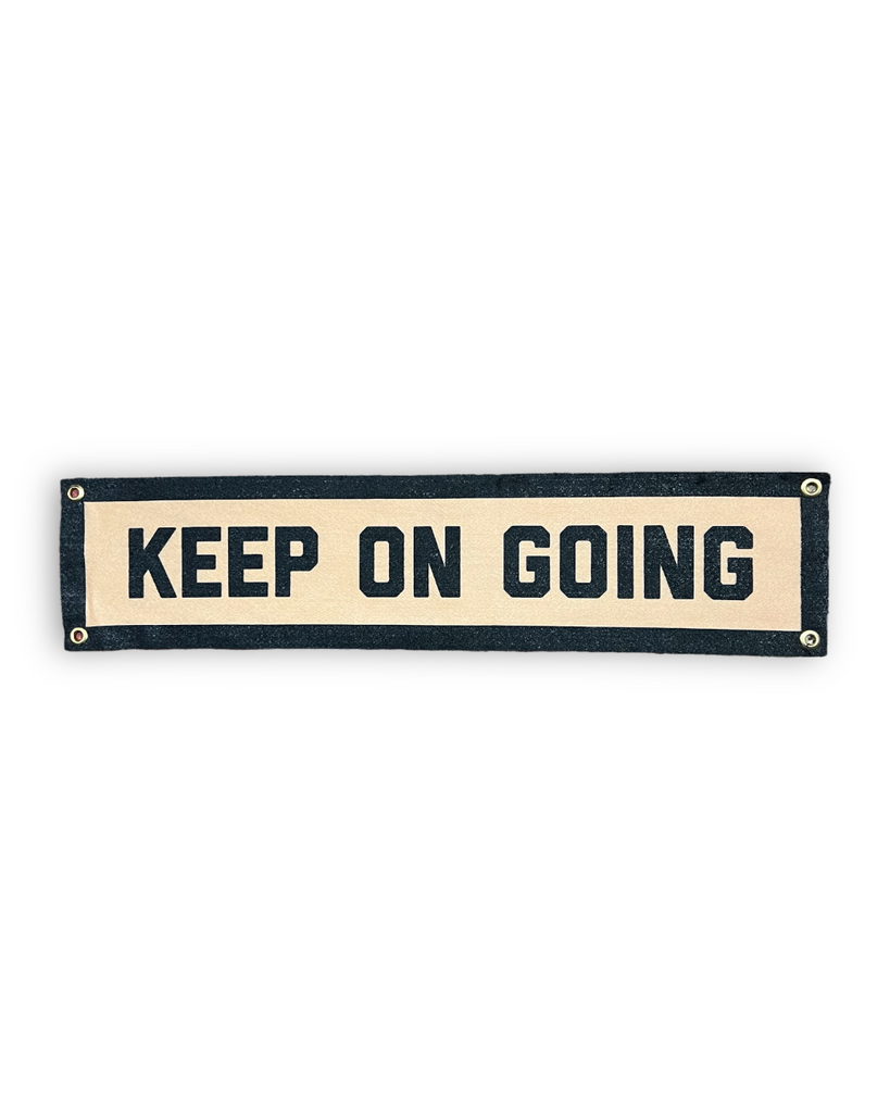 Keep on going banner by Golden gems sold by Le Monkey House