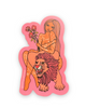 Fiery Little Leo - Zodiac Collection sign stickers by Golden Gems sold by Le Monkey House