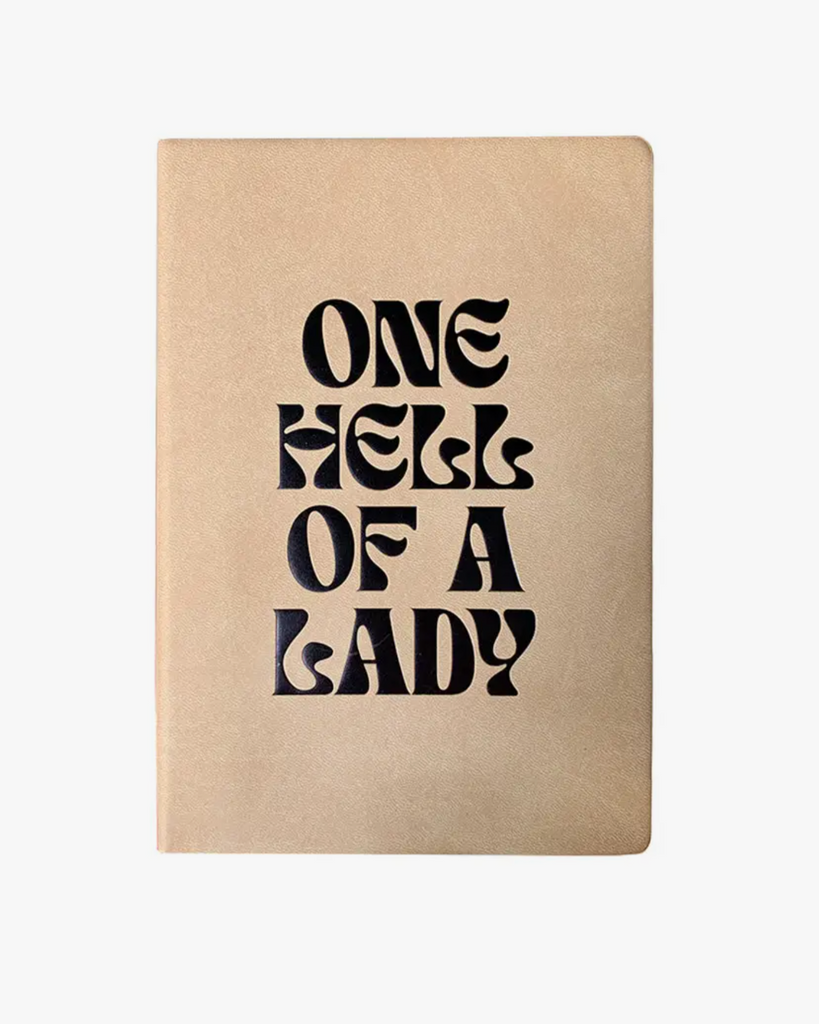 One Hell of a Lady notebook by Golden Gems Sold by Le Monkey House