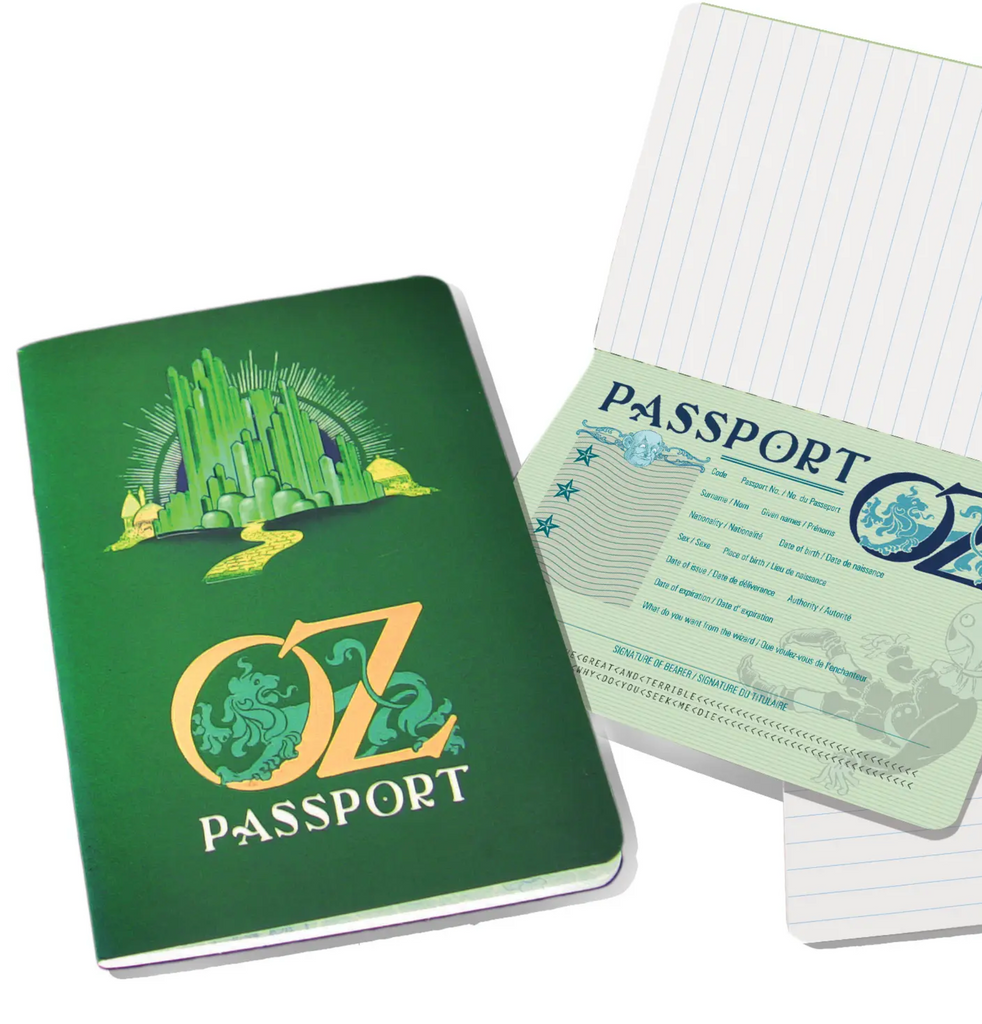 Passport to Oz pocket notebook by Unemployed Philosophers Guild Sold by Le Monkey House