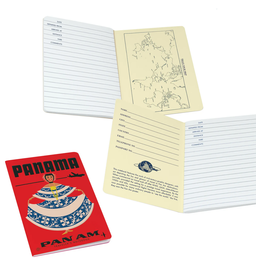 Panama Pan Am Pocket Notebook by Unemployed Philosophers Guild Sold by Le Monkey House