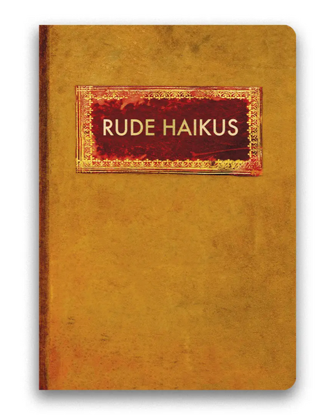 Vintage style notebook journal Rude Haikus by The Mincing Mockingbird Sold by Le Monkey House