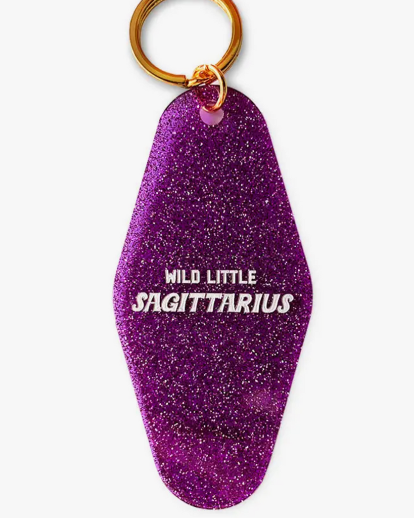 Wild Little Agittarius  - Zodiac collection acrylic keychain by Gold Gems sold by Le Monkey House