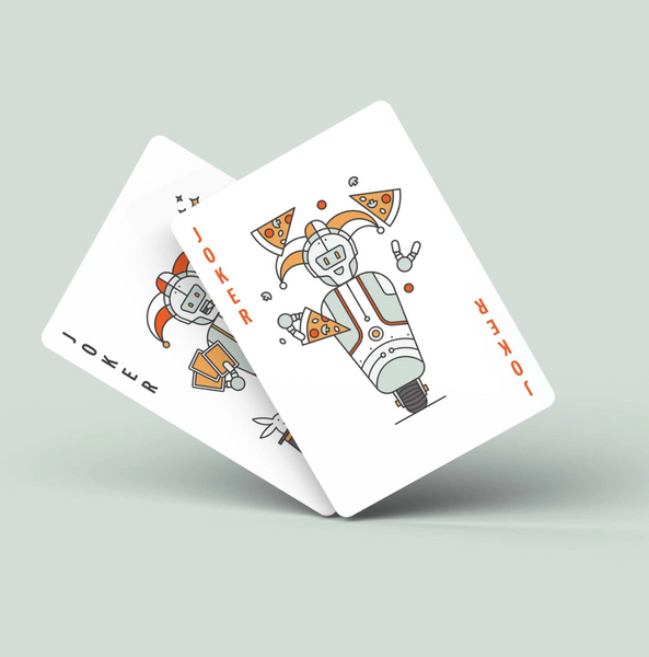 Deck of Robots Playing Cards by Stellar Factory Unique Poker Deck of Cards