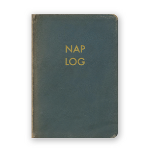 Vintage style pocket sized Nap Log Notebook Journal by The Mincing Mockingbird Sold by Le Monkey House