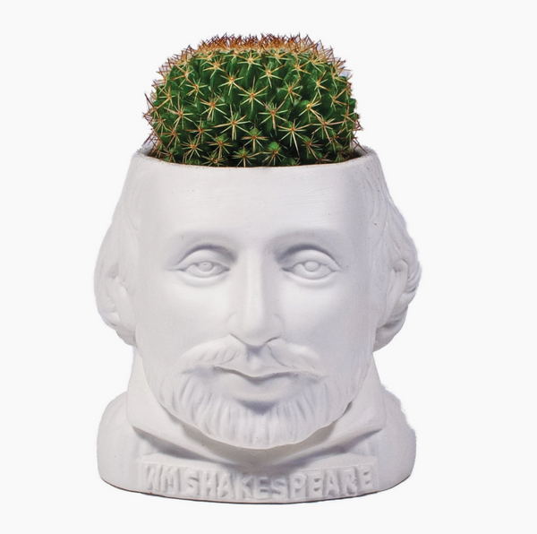 William Shakespeare Ceramic Succulent Planter