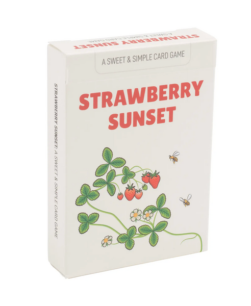 Strawberry Sunset A Sweet & Simple Card Game Puzzle Games by Stellar Factory sold at Le Monkey House