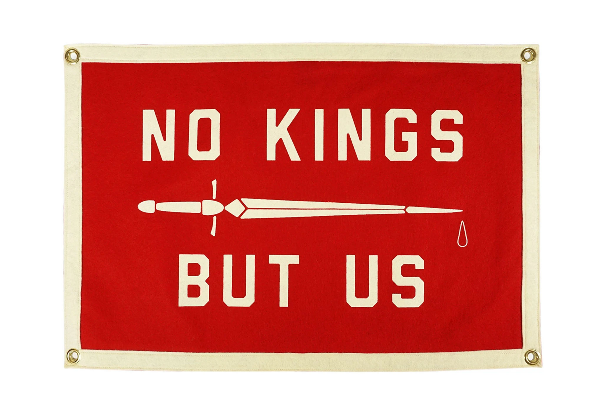 No Kings Camp Flag