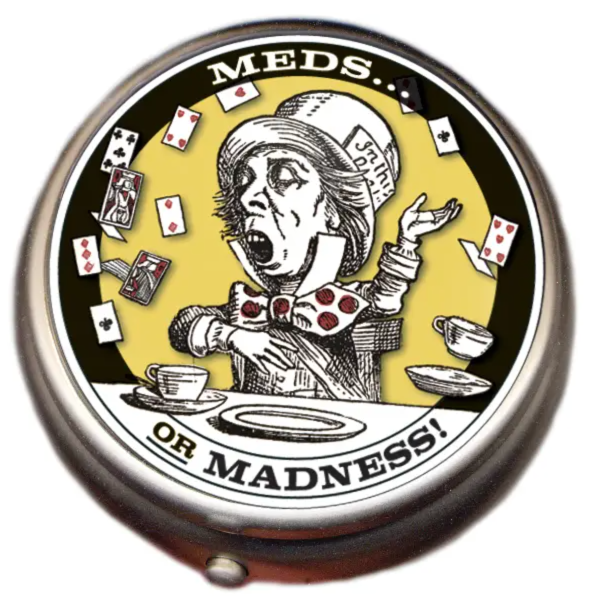 Mad Hatter Pill Box