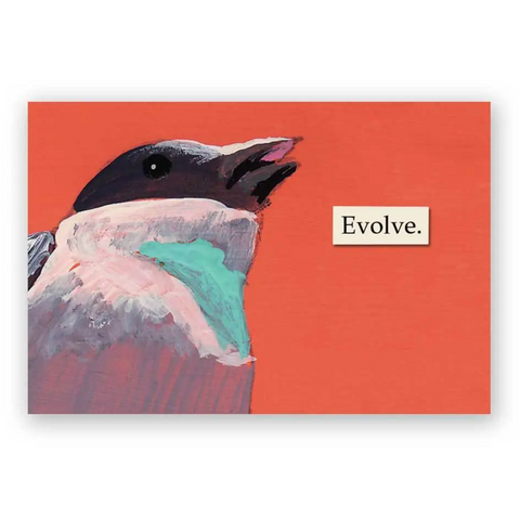 Evolve magnet by The Mincing Mockingbird Sold by Le Monkey House