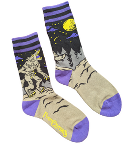 Evil AF Werewolf Socks