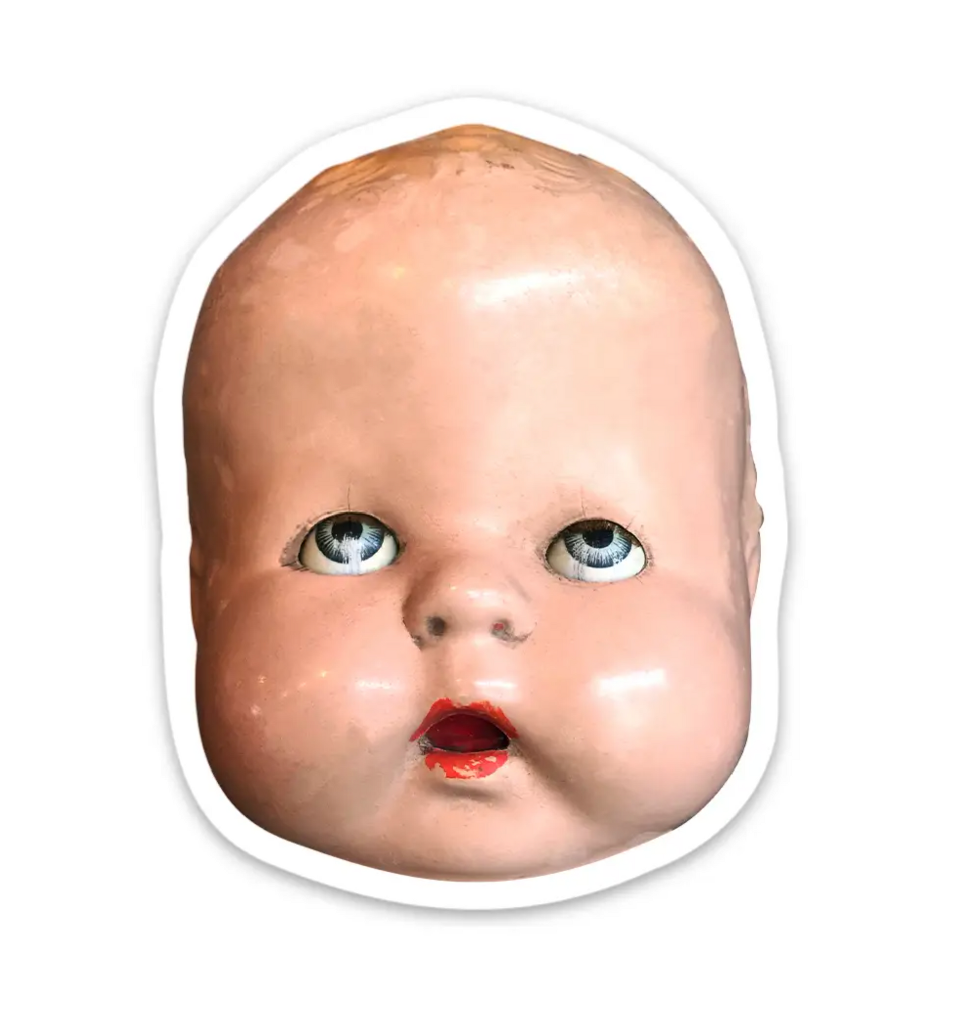 Doll Head 3 Sticker