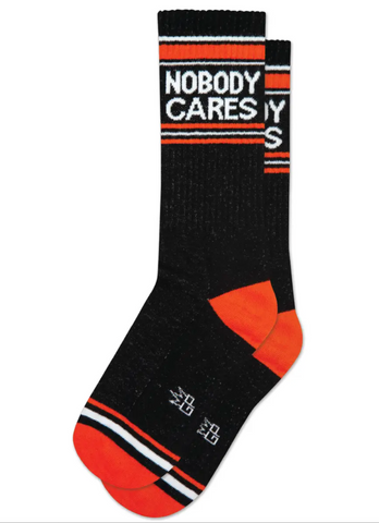 Nobody Cares Gym Socks