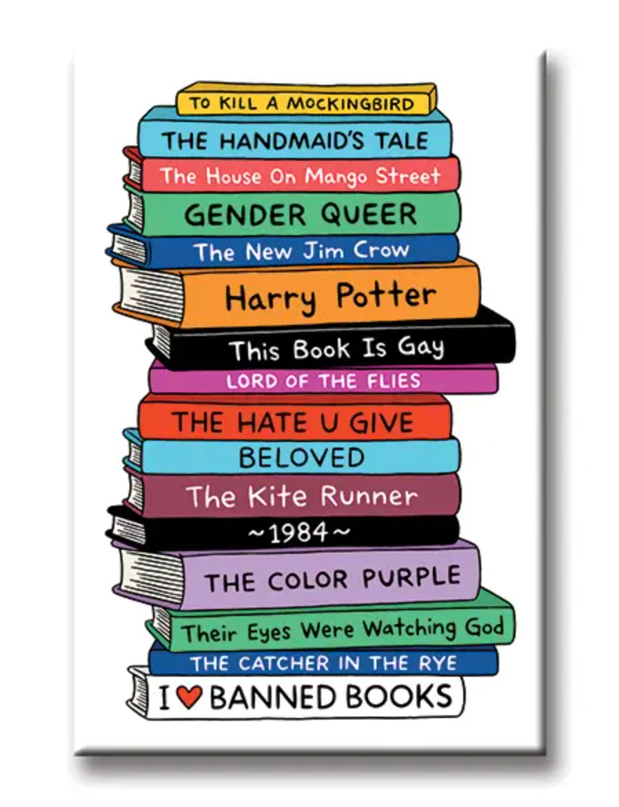 Banned Books Magnet