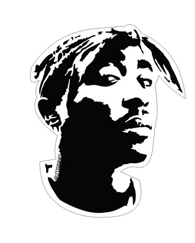 Tupac Sticker