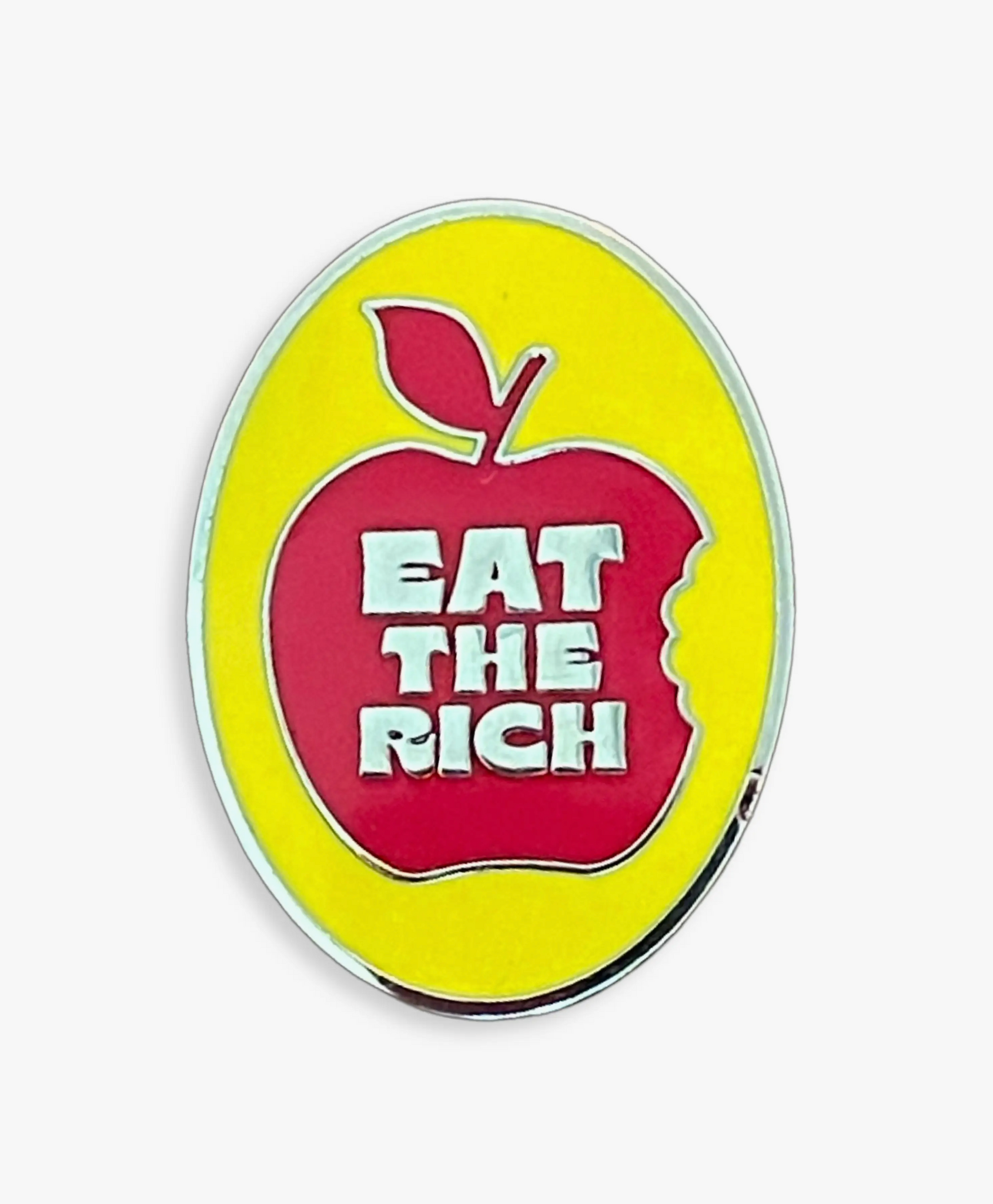 Eat The Rich Enamel Pin