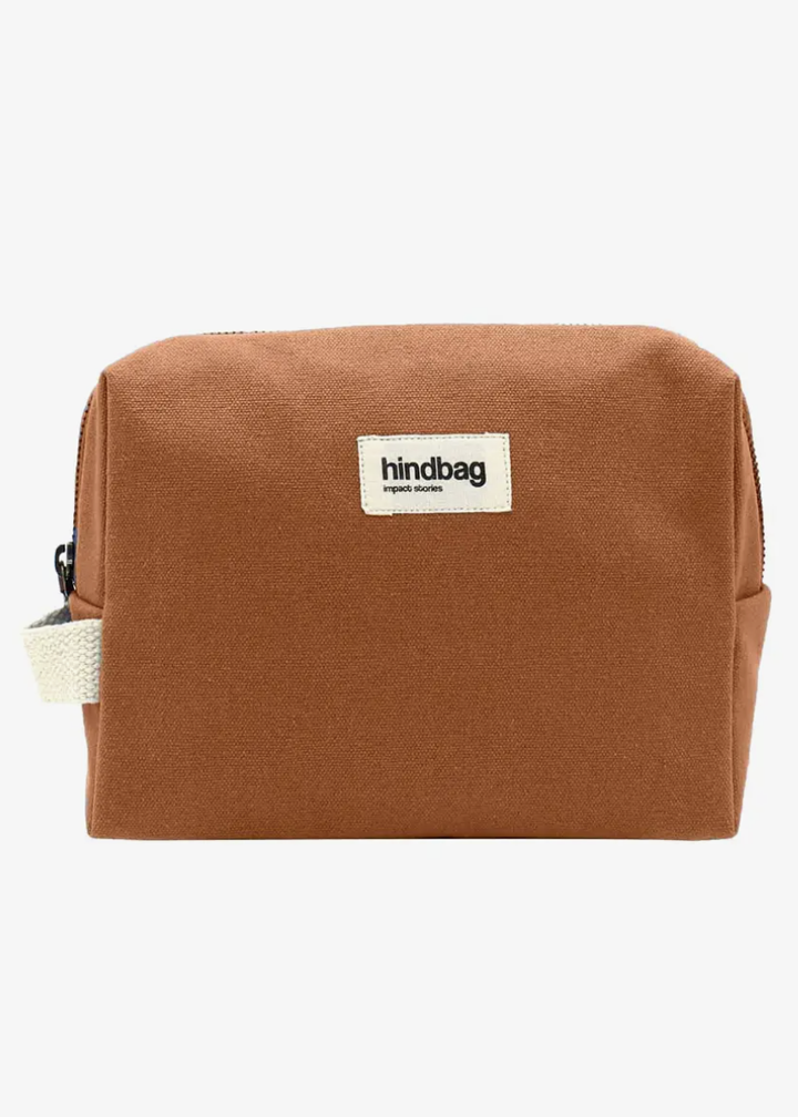 The Leon heavy cotton canvas toilet bag by Hindbag France, Sold at Le Monkey House