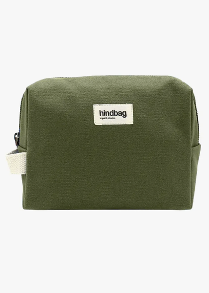 The Leon heavy cotton canvas toilet bag by Hindbag France, Sold at Le Monkey House