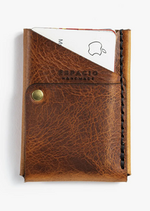 Big Spender Slim Leather Wallet by Espacio Handmade Austin Texas Sold by Le Monkey House